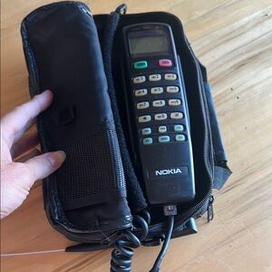 Nokia Black Classic Cell Phone with Monochrome Display